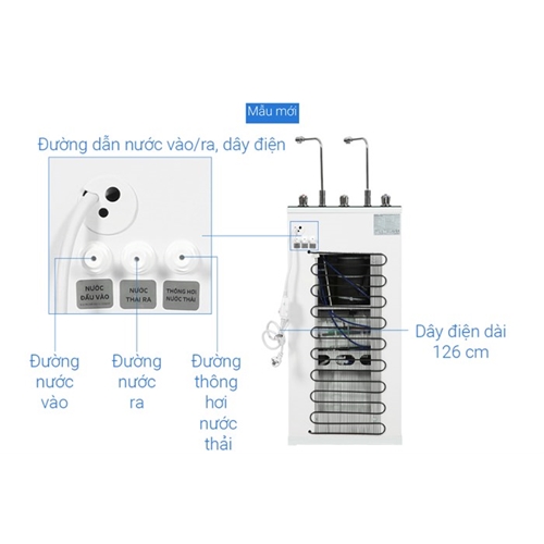 Máy lọc nước RO nóng nguội lạnh Hydrogen Kangaroo KG10A4VTU 10 lõi 3