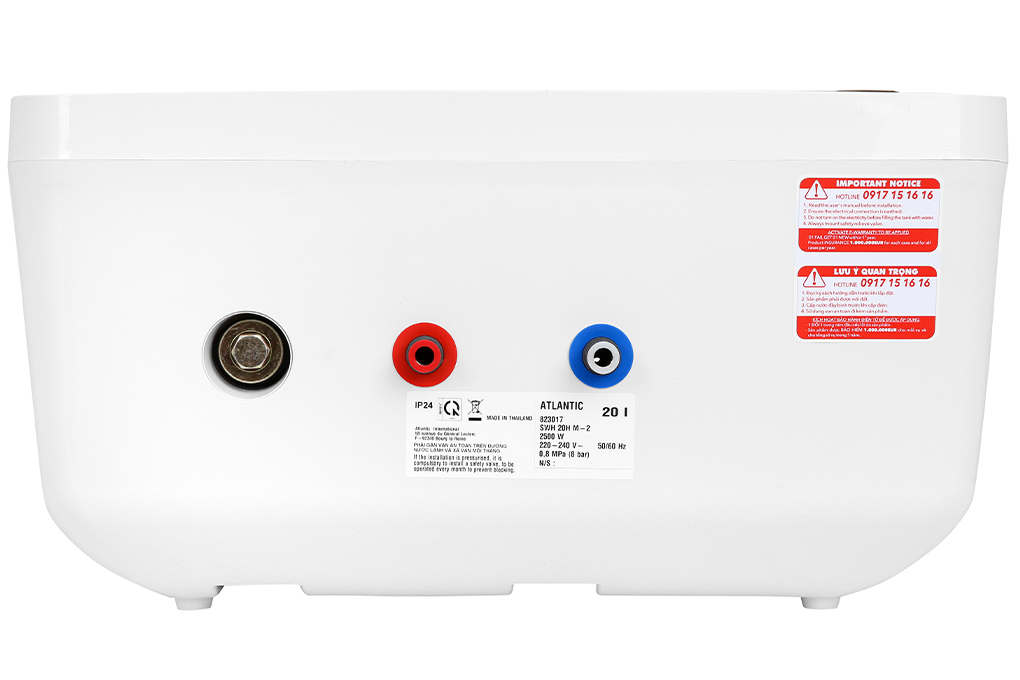 Máy nước nóng gián tiếp Atlantic 30 lít 2500W Neo Max 2