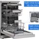 Máy rửa chén độc lập có sấy Galanz W45A3A401S-0E1(SS) 3