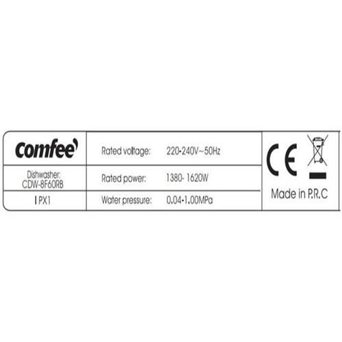 Máy rửa chén độc lập Comfee CDW-8F60RB 17