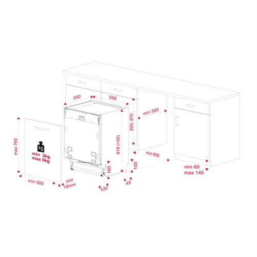 Máy rửa chén TEKA DFI 46750 220-240 50 WH 4