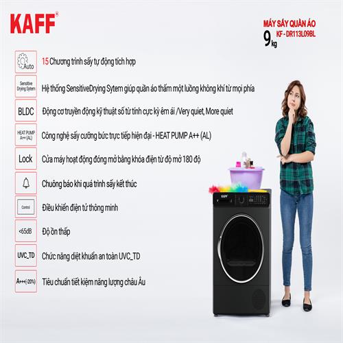 MÁY SẤY KAFF KF-DR113L09BL/KF-DR113L09WH 2