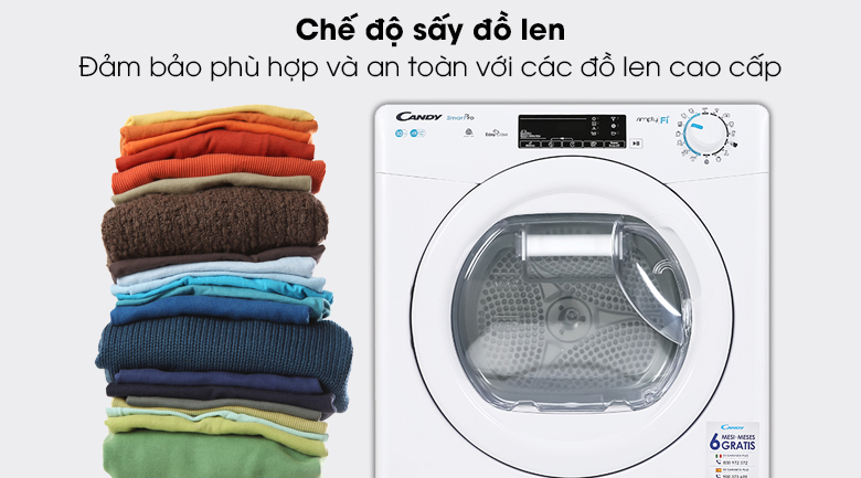 Máy sấy ngưng tụ Candy 10 Kg CSO C10TE-S 4