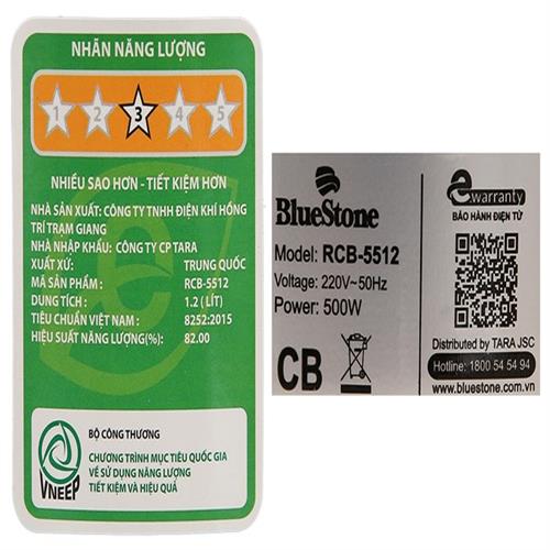 Nồi cơm nắp gài BlueStone 1.2 lít RCB-5512 6
