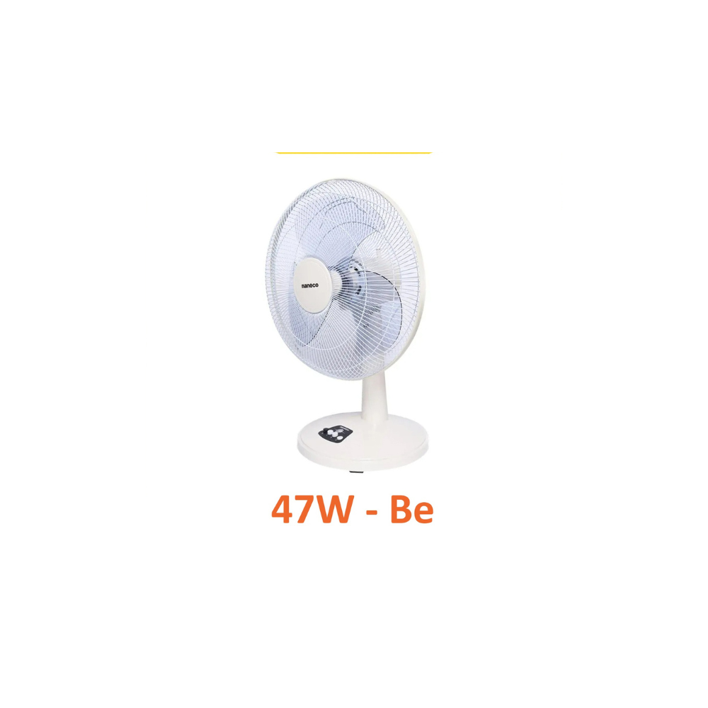 Quạt bàn Nanoco NTF1630BE 47W, Màu Be
