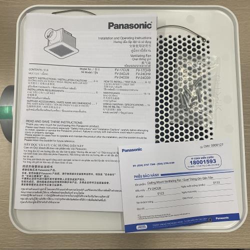 Quạt hút âm trần nối ống gió FV-24CU9 Panasonic 4