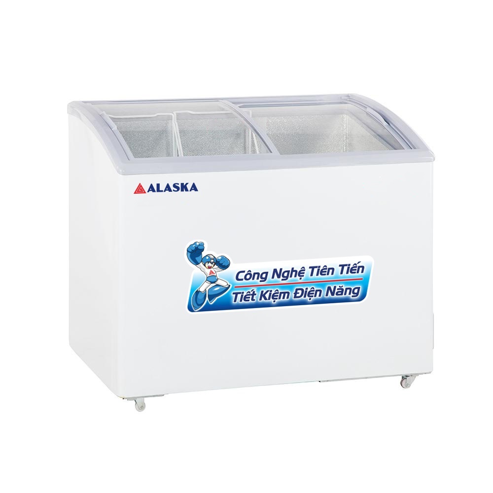 Tủ đông Alaska KC-210 nắp kính cong 210 lít