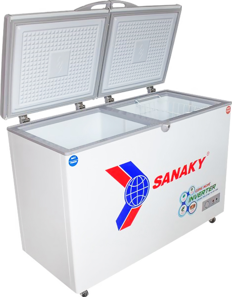 Tủ Đông Mát Inverter SANAKY VH-3699W4K xám/ VH-3699W4KD xanh / 260Lit 2