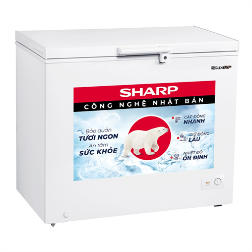 Tủ đông Sharp 251 lít FJ-C251V-WH 0