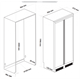 Tủ Lạnh Âm Toàn Phần KAFF KF-BI555W LUXURY 2
