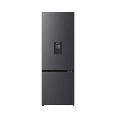 Tủ lạnh LG Inverter 332 lít LBD33BLM, ngăn đá dưới, lấy nước ngoài, màu đen
