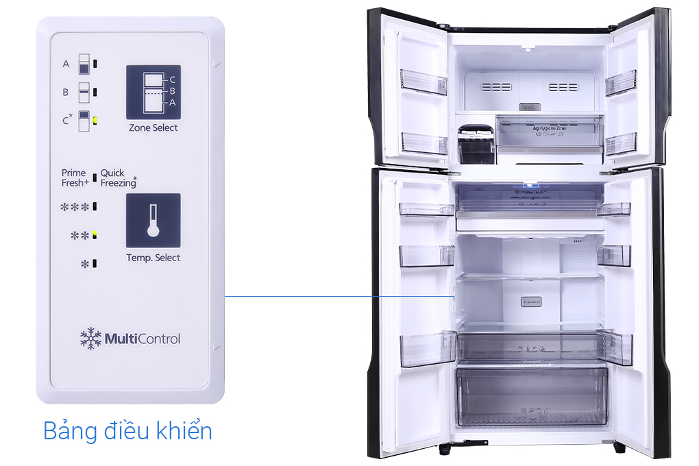 Tủ lạnh Panasonic Inverter 550 lít NR-DZ601VGKV 11