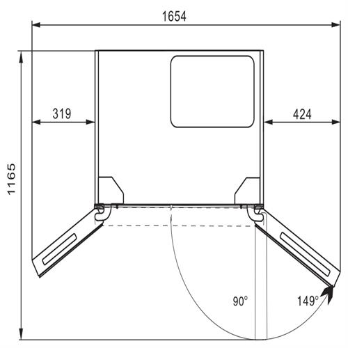 Tủ Lạnh Side By Side KAFF KF-SBS600GLASS 6