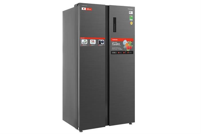 Tủ lạnh Toshiba Inverter 555 lít Side By Side GR-RS696WI-PMV(60)-AG 1