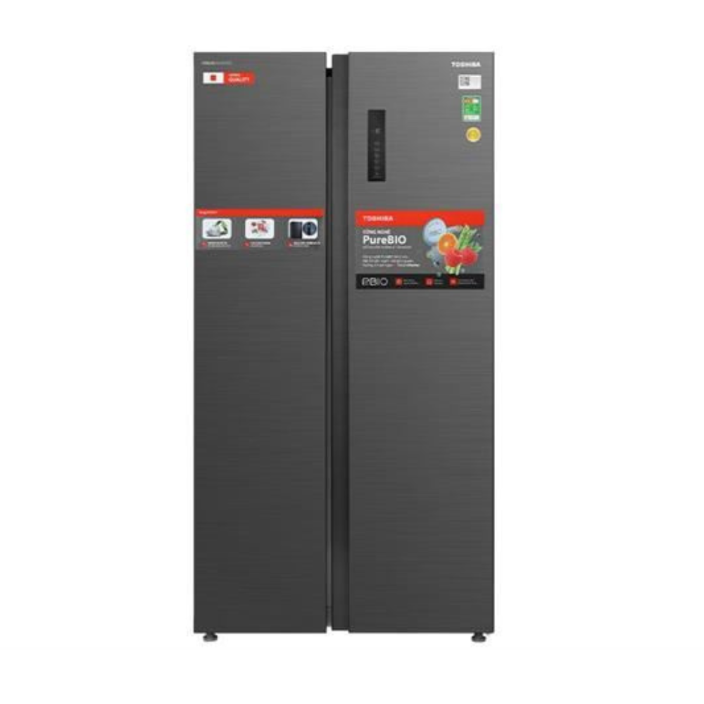 Tủ lạnh Toshiba Inverter 555 lít Side By Side GR-RS696WI-PMV(60)-AG 0