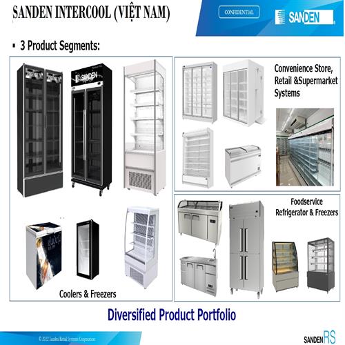 Tủ mát Inverter Sanden Intercool SPB-0500P Premium 1